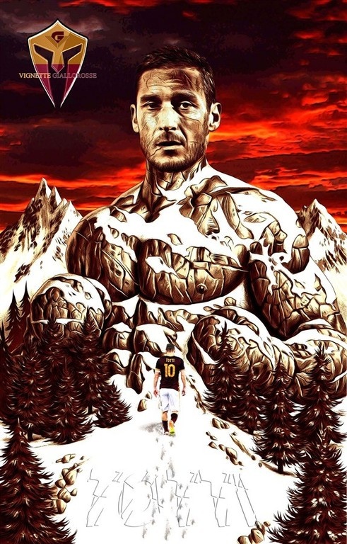 Οι φωτογραφίες των φανατικών της Ρόμα για το «αντίο» του Τότι