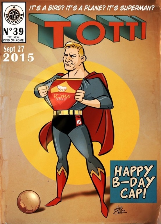 Οι φωτογραφίες των φανατικών της Ρόμα για το «αντίο» του Τότι