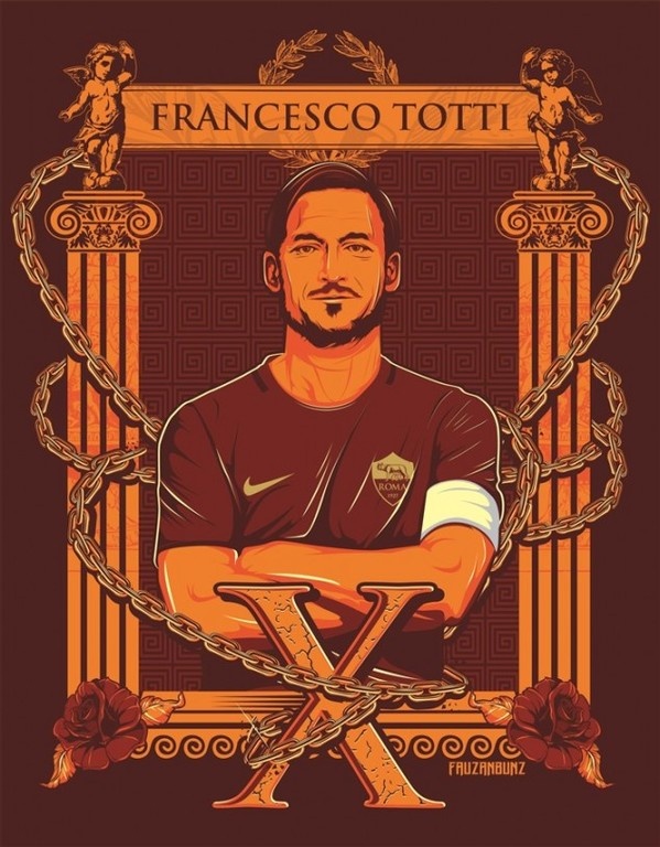 Οι φωτογραφίες των φανατικών της Ρόμα για το «αντίο» του Τότι