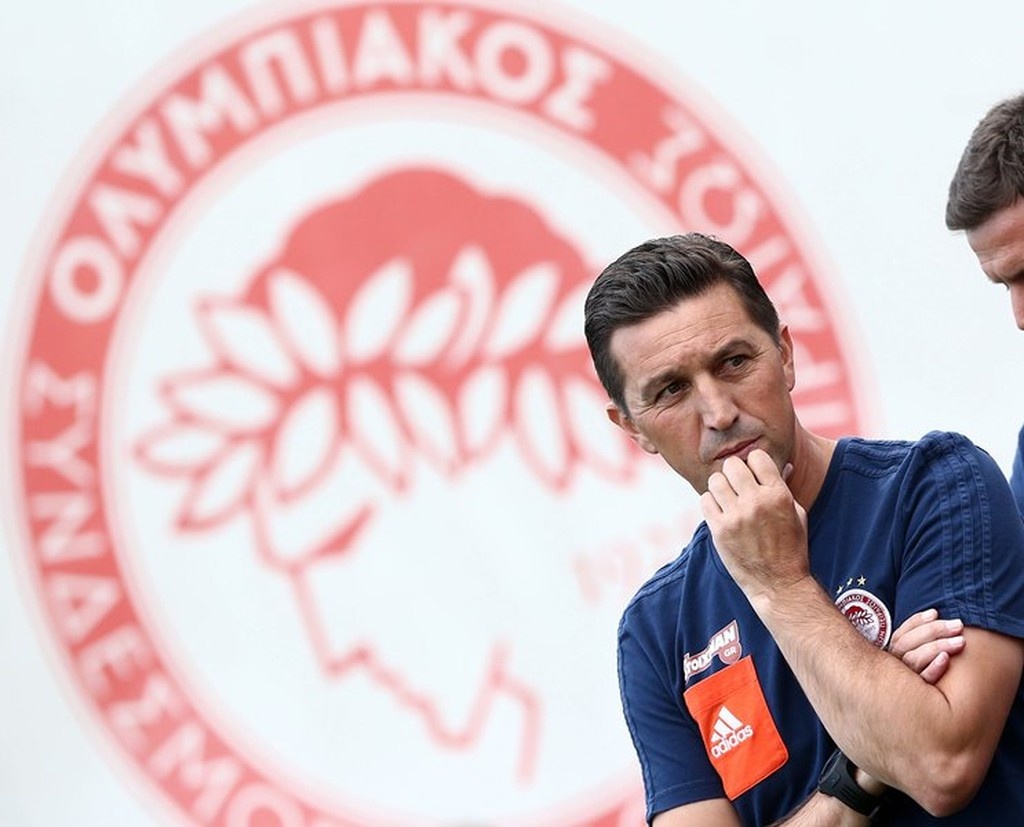 Ολυμπιακός: Αγιασμός παρουσία Μαρινάκη (photos)