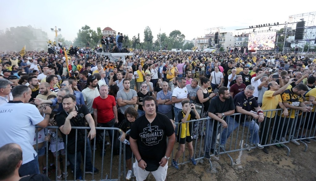 Η ΑΕΚ επιστρέφει σπίτι της και η Νέα Φιλαδέλφεια θύμισε κάτι από τα παλιά! (photos)