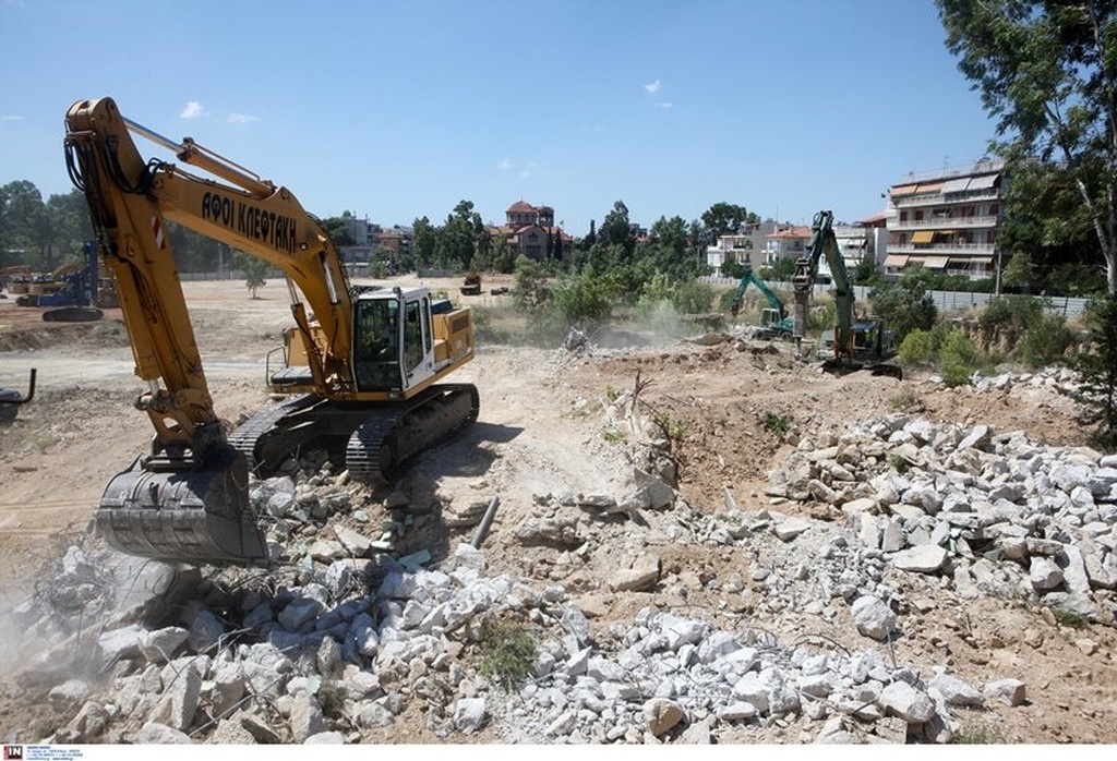 Ξανά στη Νέα Φιλαδέλφεια οι μπουλντόζες για την Αγιά Σοφιά