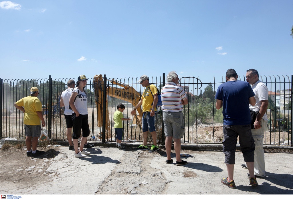 Ξανά στη Νέα Φιλαδέλφεια οι μπουλντόζες για την Αγιά Σοφιά