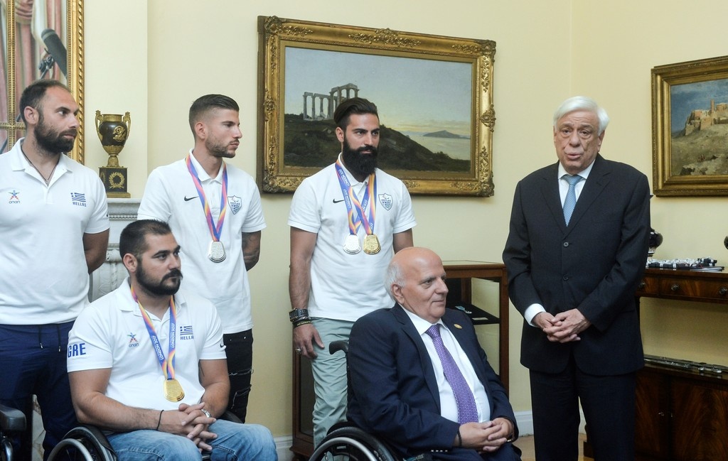 Βράβευση της Εθνικής Ομάδας Στίβου ΑμεΑ από Παυλόπουλο (photos)