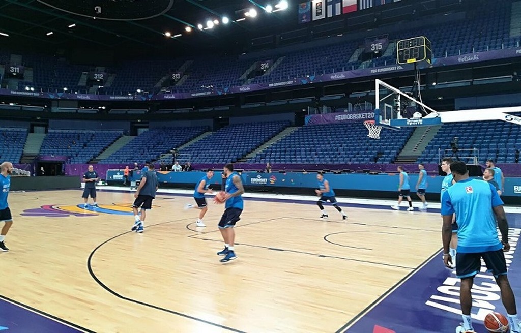 Ευρωμπάσκετ 2017: Μπήκε στο «Ελσίνκι Αρίνα» η Εθνική (pics)