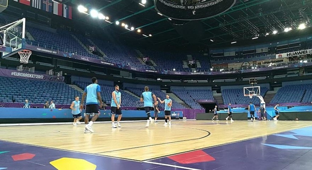Ευρωμπάσκετ 2017: Μπήκε στο «Ελσίνκι Αρίνα» η Εθνική (pics)