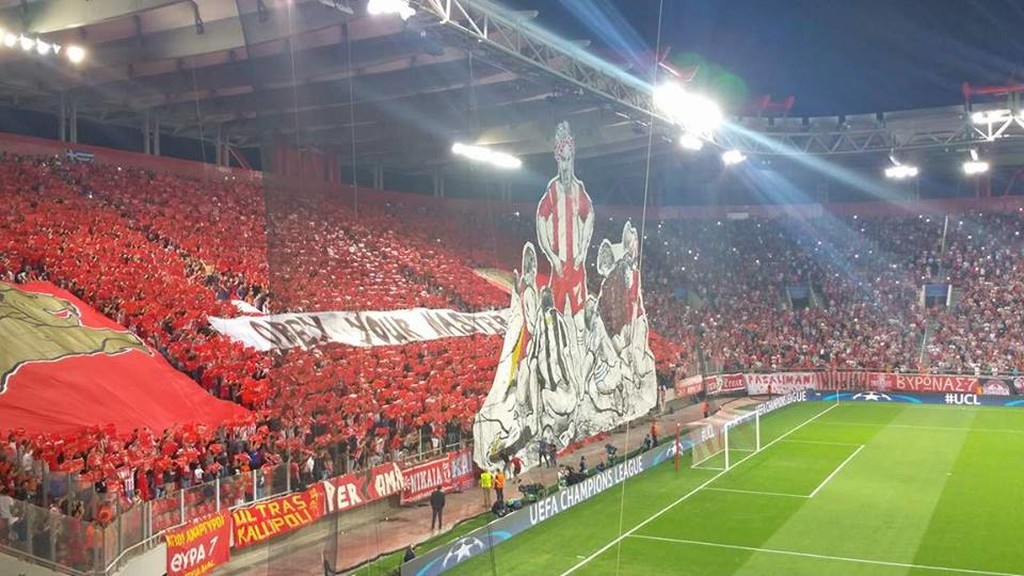 Το εντυπωσιακό κορεό στο Ολυμπιακός-Σπόρτινγκ Λισαβόνας (vid, pics)