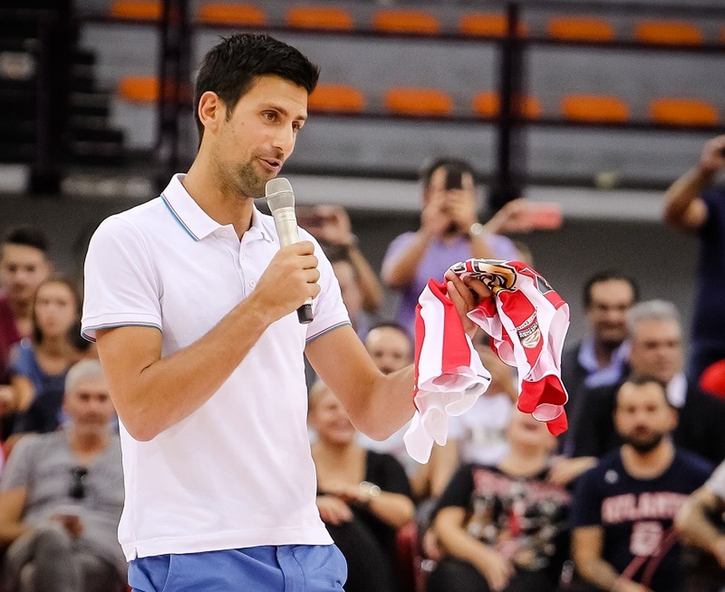 Ο Τζοκοβιτς πήρε τη φανέλα με το «7» και μίλησε στα... ελληνικά