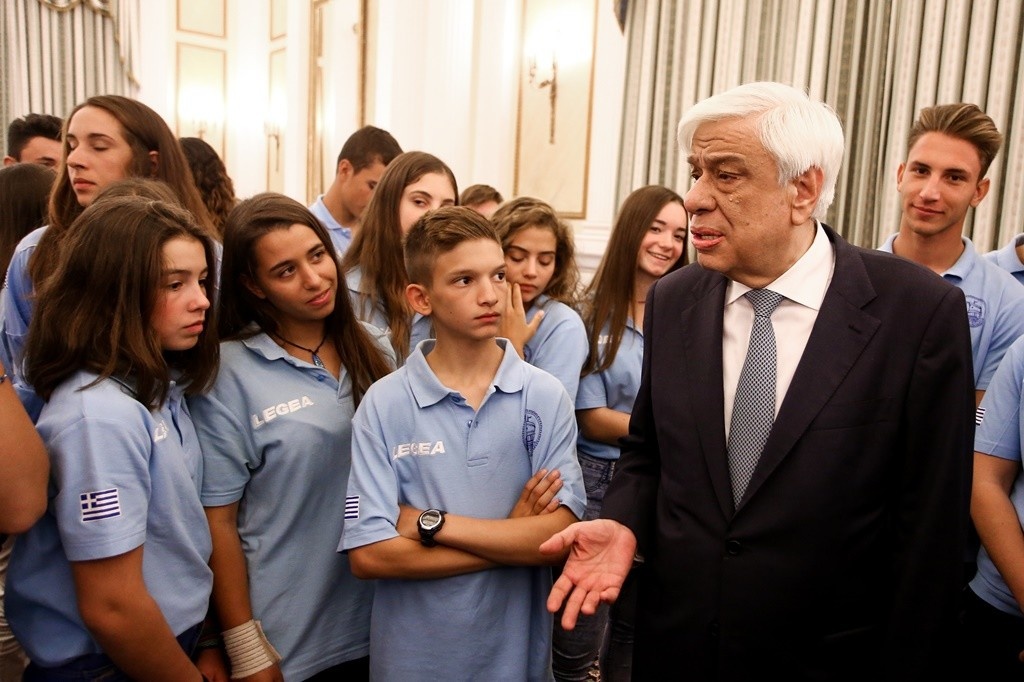 Ο Πρόεδρος της Δημοκρατίας τίμησε τους ιστιοπλόους για τα 51 μετάλλια το 2017