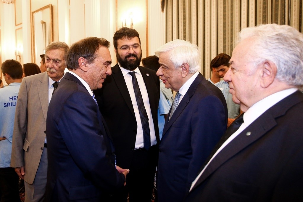 Ο Πρόεδρος της Δημοκρατίας τίμησε τους ιστιοπλόους για τα 51 μετάλλια το 2017