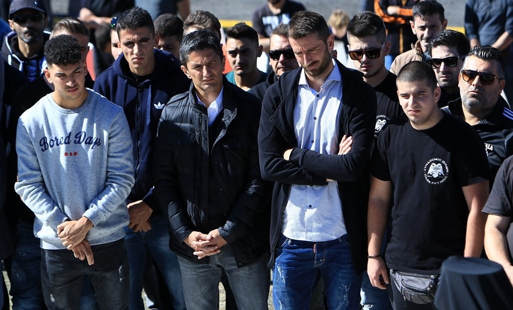 ΠΑΟΚ: Τίμησαν τα θύματα των Τεμπών (photos)