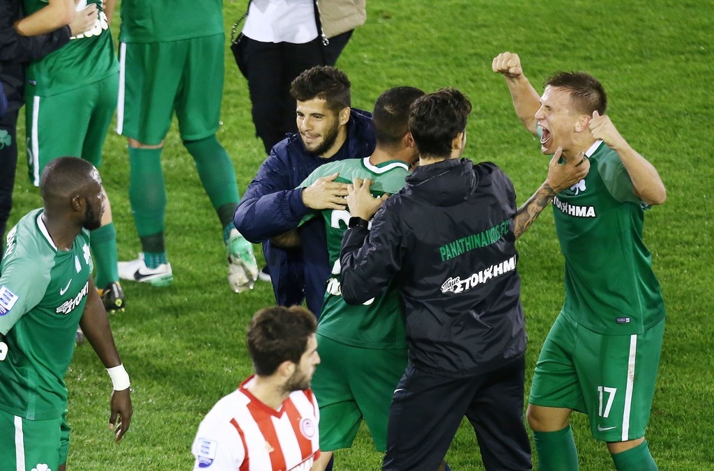 Παναθηναϊκός-Ολυμπιακός: Οι «τρελοί» πανηγυρισμοί μετά τον «πράσινο» θρίαμβο! (pics)