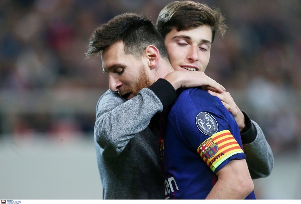 Ολυμπιακός-Μπαρτσελόνα: Το «ντου... αγάπης» στον Μέσι και η μανούρα (pics)