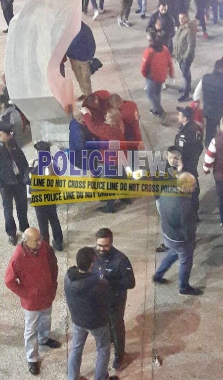 Ολυμπιακός-Μπαρτσελόνα: Σοβαρό επεισόδιο και τραυματίες στο «Γ. Καραϊσκάκης»