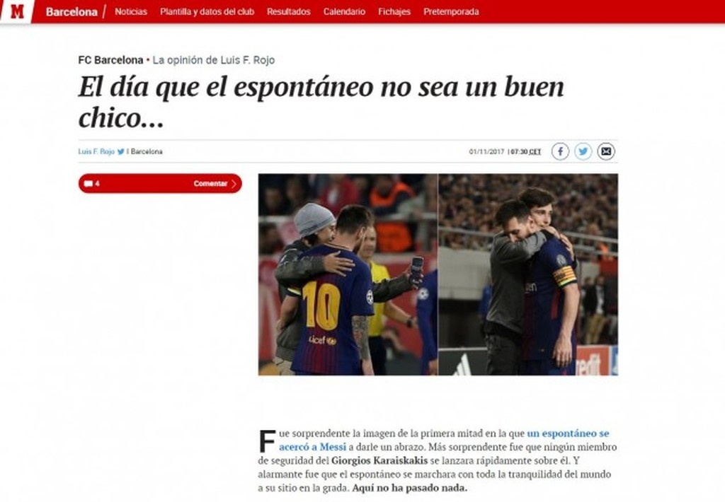 Τρελό κράξιμο της «Marca» για την ασφάλεια στο Καραϊσκάκη (pics)