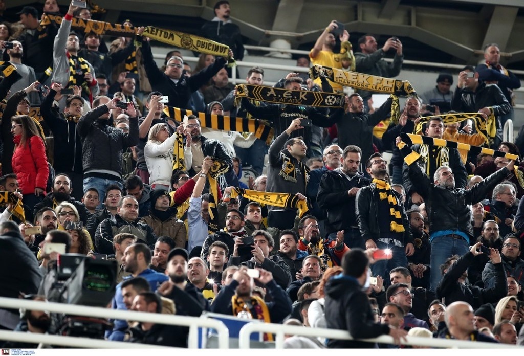 ΑΕΚ-Μίλαν: Γιορτινή ατμόσφαιρα στο ΟΑΚΑ (pics)