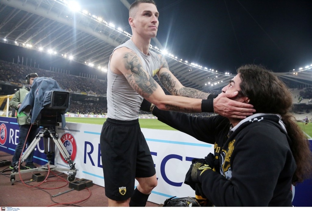 ΑΕΚ-Μίλαν: «Τρελάθηκε» ο Βράνιες (pics)