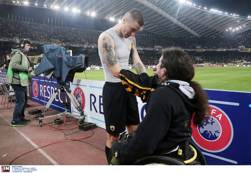 ΑΕΚ-Μίλαν: «Τρελάθηκε» ο Βράνιες (pics)