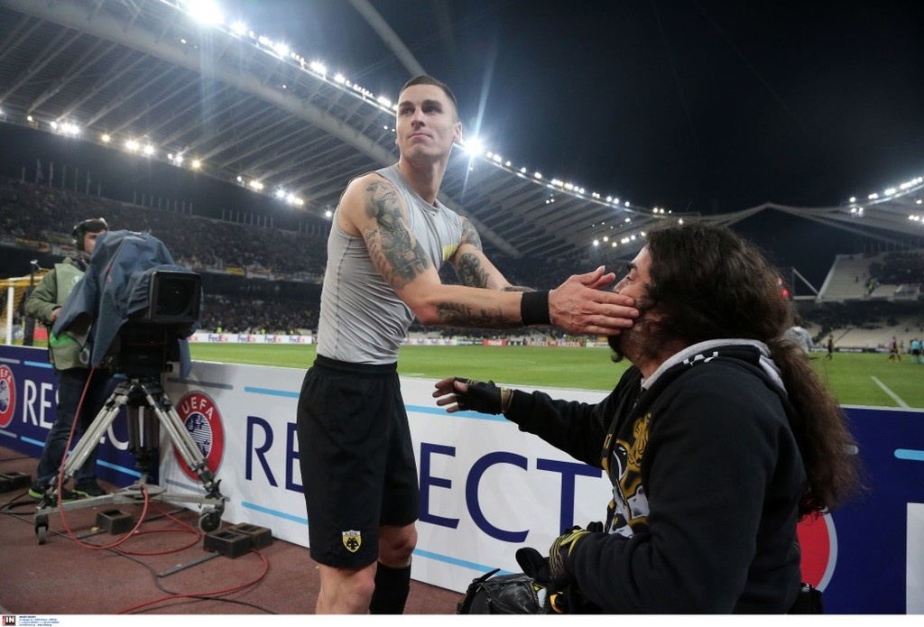 ΑΕΚ-Μίλαν: «Τρελάθηκε» ο Βράνιες (pics)