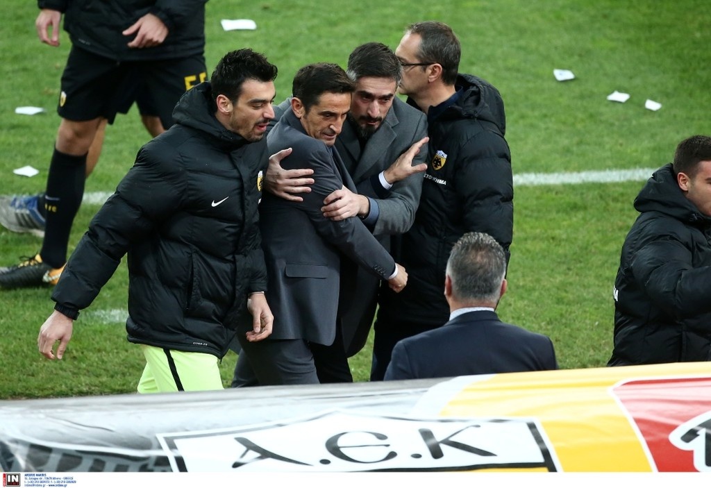 ΑΕΚ-ΠΑΟΚ: «Τρελάθηκε» ο Χιμένεθ με Λιβάγια (pics)