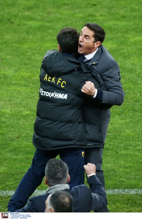 ΑΕΚ-ΠΑΟΚ: «Τρελάθηκε» ο Χιμένεθ με Λιβάγια (pics)