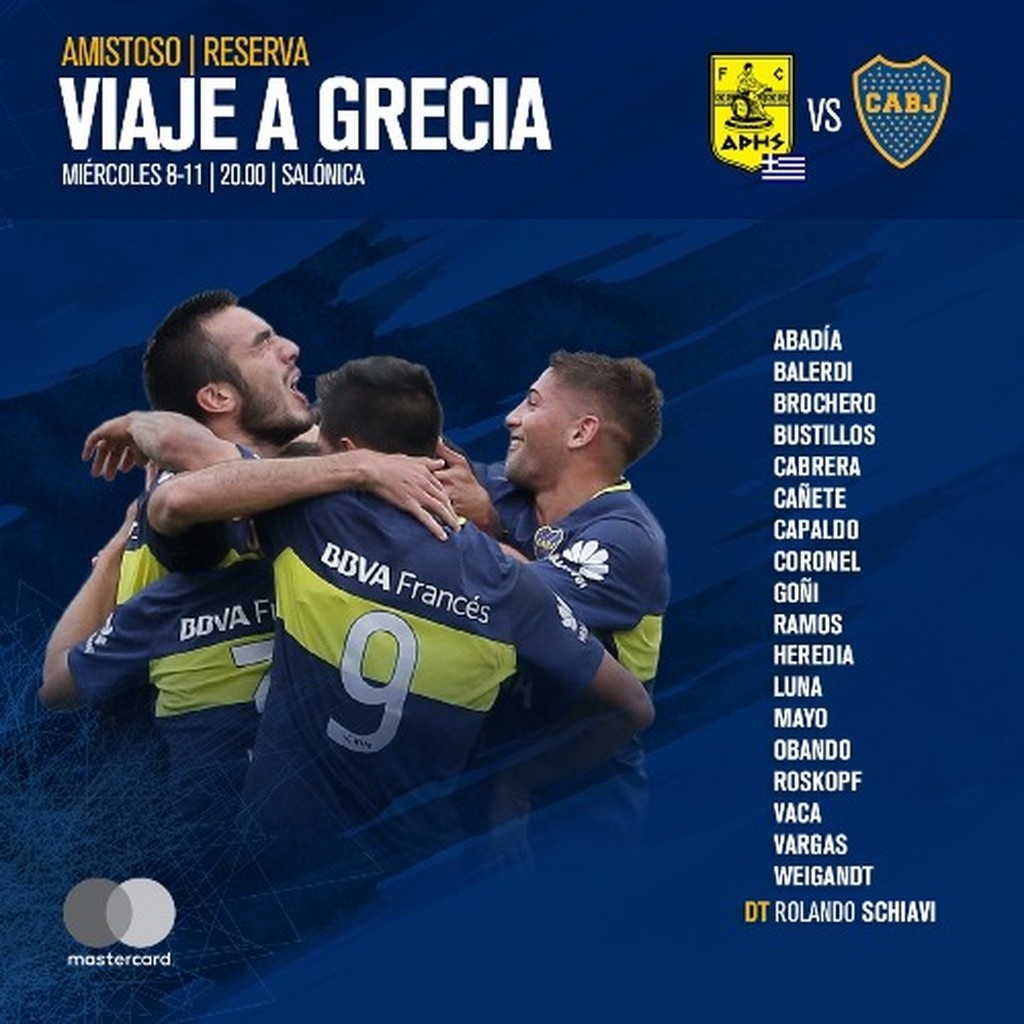 Οι εκλεκτοί της Μπόκα για το φιλικό-γιορτή με τον Άρη