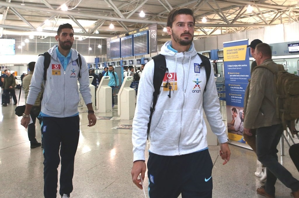 Κροατία - Ελλάδα: «Πέταξε» για Ζάγκρεμπ η Εθνική (photos)