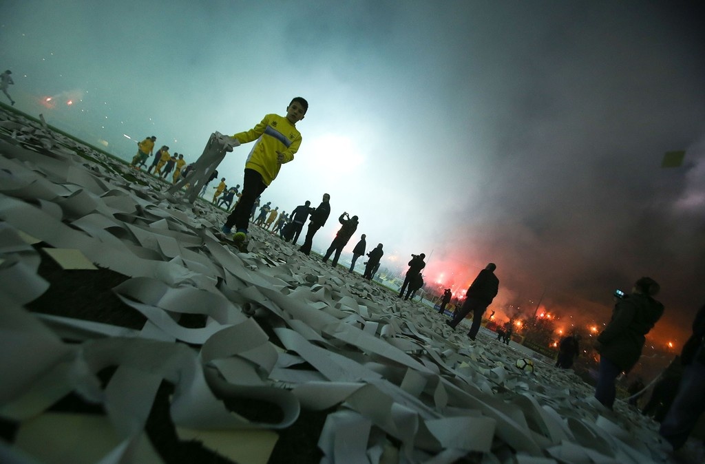 Άρης: «Κάηκε» το «Κλ. Βικελίδης» για την Μπόκα (pics)