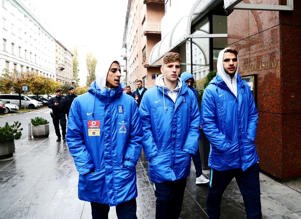 Κροατία-Ελλάδα: Η βόλτα των διεθνών στο Ζάγκρεμπ (pics+vid)