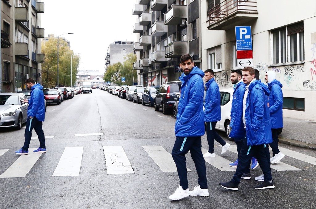 Κροατία-Ελλάδα: Η βόλτα των διεθνών στο Ζάγκρεμπ (pics+vid)