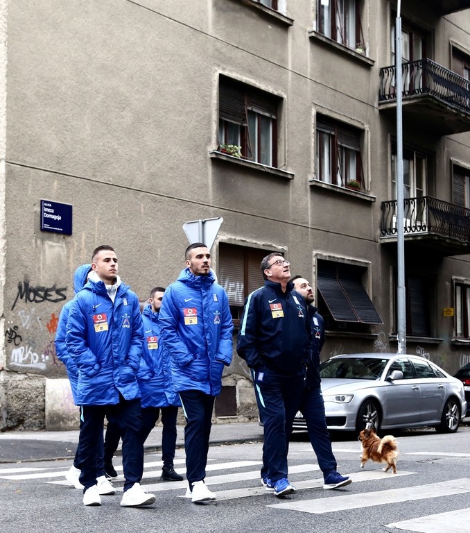 Κροατία-Ελλάδα: Η βόλτα των διεθνών στο Ζάγκρεμπ (pics+vid)