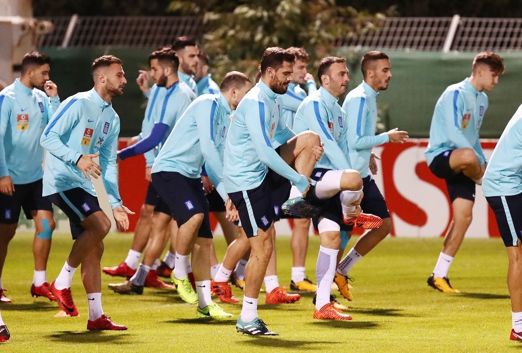 Ελλάδα-Κροατία: Η τελευταία προπόνηση της «γαλανόλευκης» (pics+vid)