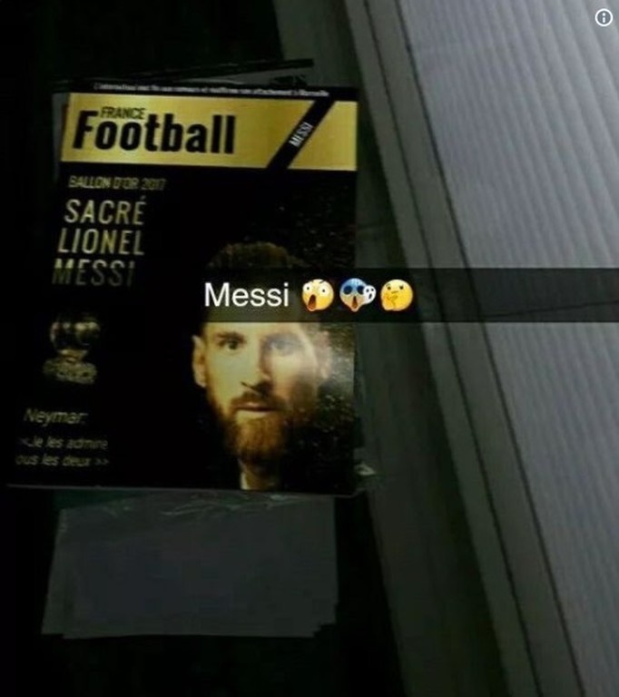 Απίστευτο! Ο Μέσι πήρε την «Χρυσή Μπάλα» με… διαρροή! (photo)