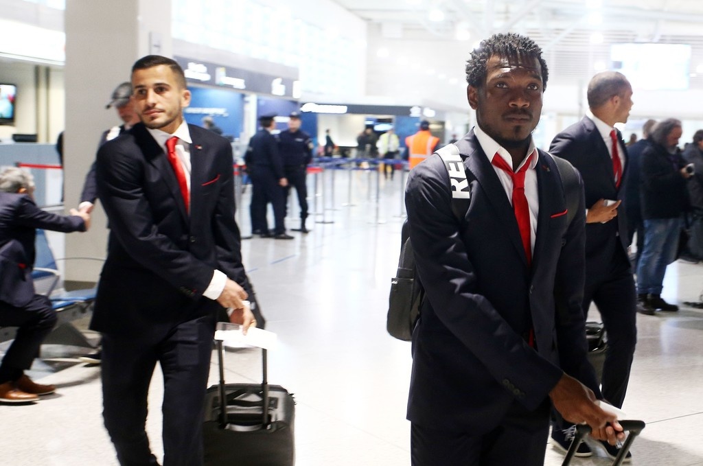 Η αναχώρηση του Ολυμπιακού για την Λισαβόνα (pics)