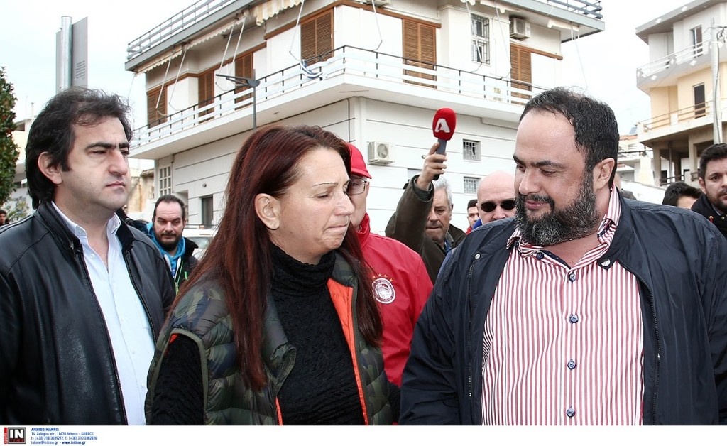 Ολυμπιακός: Στη Μάνδρα ο Μαρινάκης (photos)