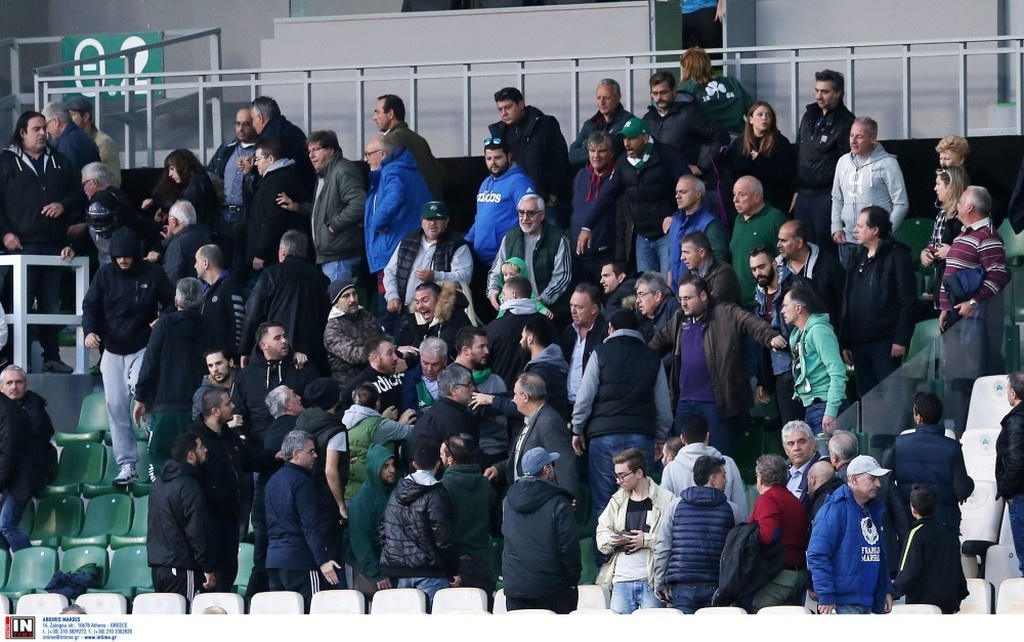 Παναθηναϊκός-Πανιώνιος 0-1: Ξύλο μεταξύ οπαδών στη Λεωφόρο (photos)