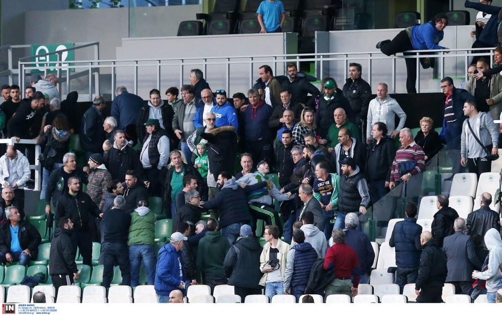 Παναθηναϊκός-Πανιώνιος 0-1: Ξύλο μεταξύ οπαδών στη Λεωφόρο (photos)