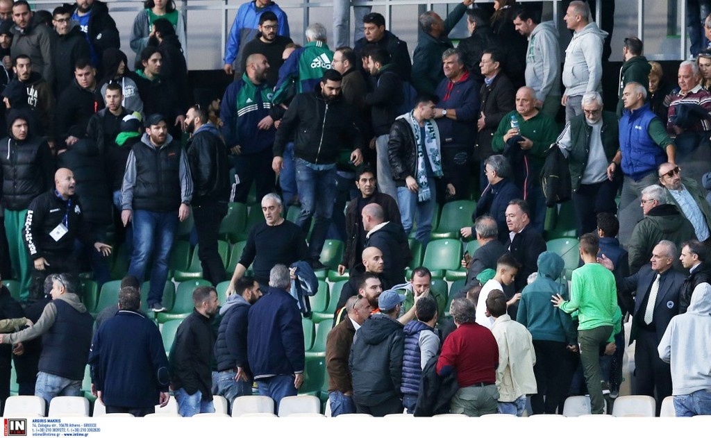 Παναθηναϊκός-Πανιώνιος 0-1: Ξύλο μεταξύ οπαδών στη Λεωφόρο (photos)