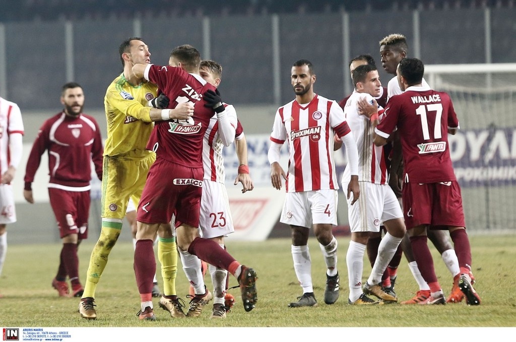 Επεισόδιο Προτό-Ζίζιτς στο ΑΕΛ-Ολυμπιακός (photos)