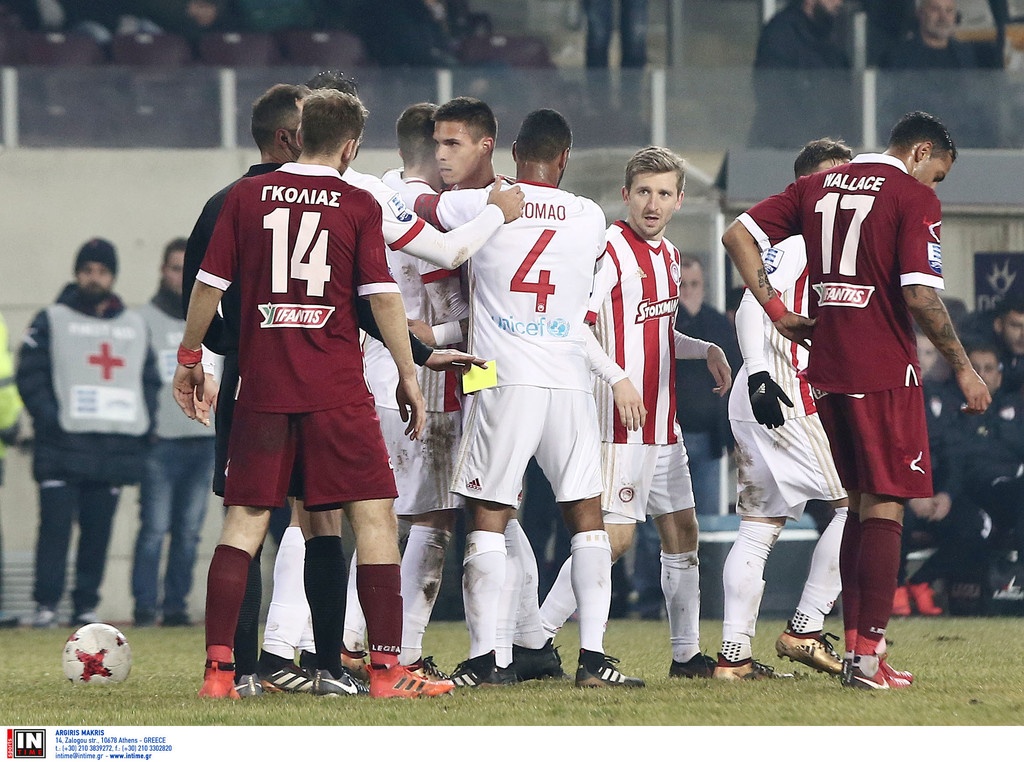 Επεισόδιο Προτό-Ζίζιτς στο ΑΕΛ-Ολυμπιακός (photos)