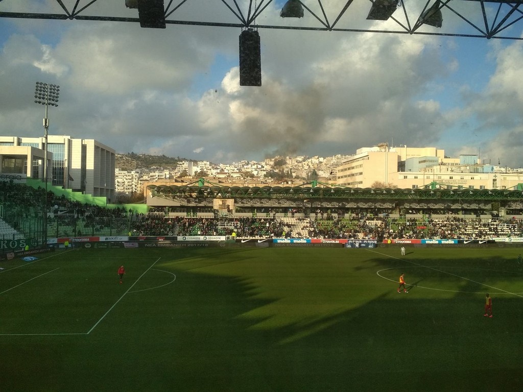 Παναθηναϊκός: Φωτιά έξω από το γήπεδο της Λεωφόρου! (photos)