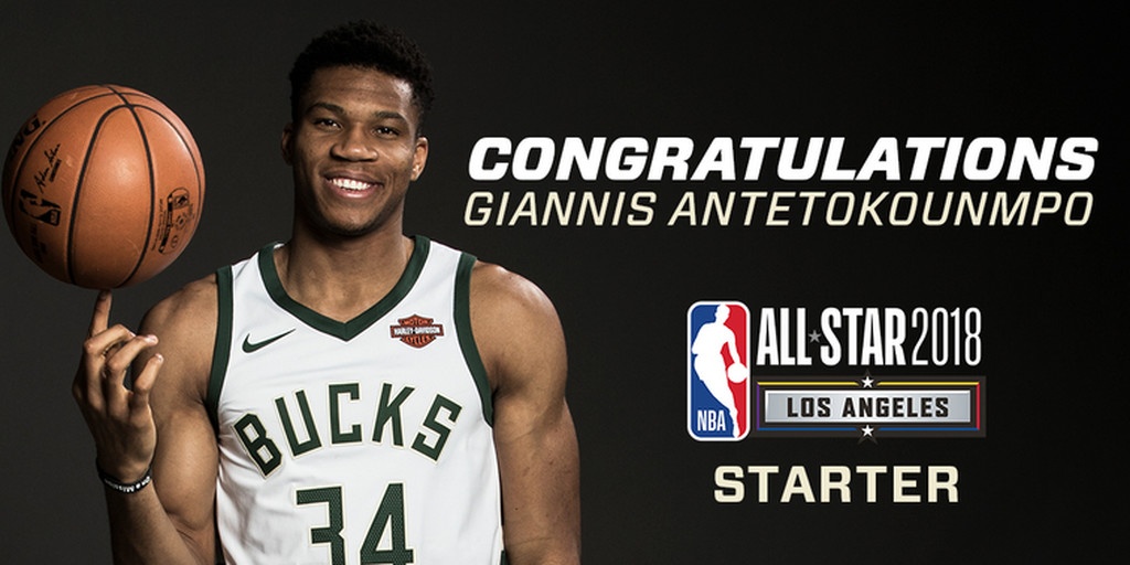 NBA: Γράφει ιστορία ο Αντετοκούνμπο! Δεύτερη σερί συμμετοχή σε All Star Game! (photos)