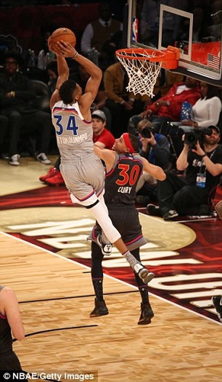 NBA All Star Game: Φοβάται… και θέλει Giannis ο Κάρι! (photos+videos)