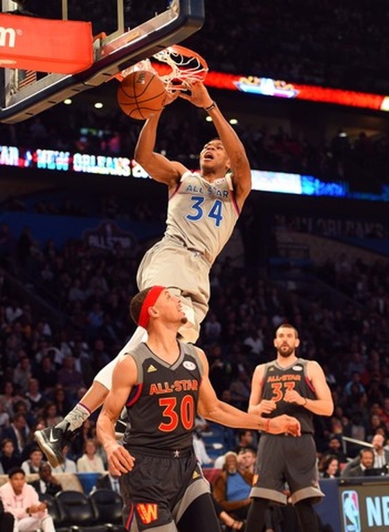 NBA All Star Game: Φοβάται… και θέλει Giannis ο Κάρι! (photos+videos)