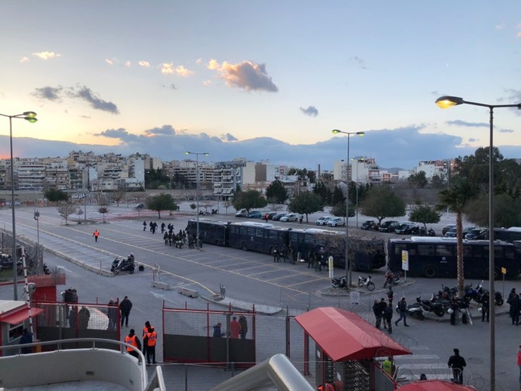 Ολυμπιακός - ΑΕΚ: «Δρακόντεια» μέτρα ασφαλείας στο «Γ. Καραϊσκάκης» (photos)