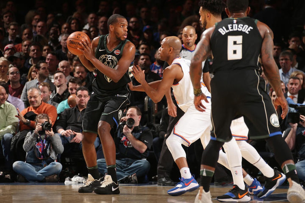 NBA: «Διπλό» στη Νέα Υόρκη με Αντετοκούνμπο οι Μπακς (photos+video)