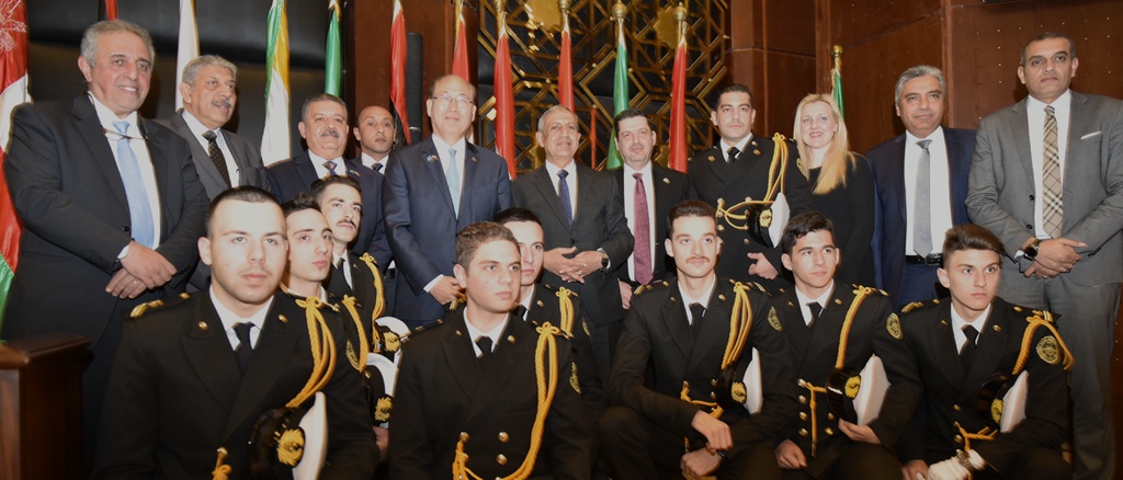Η Ελληνοαραβική Ακαδημία Εμπορ. Ναυτικού στην Τελετή Αποφ. της 88ης σειράς της Αραβικής Ακαδημίας