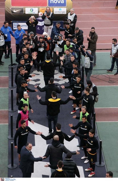 ΑΕΚ: Αποθέωση για τους Κυπελλούχους στο ΟΑΚΑ (photos)