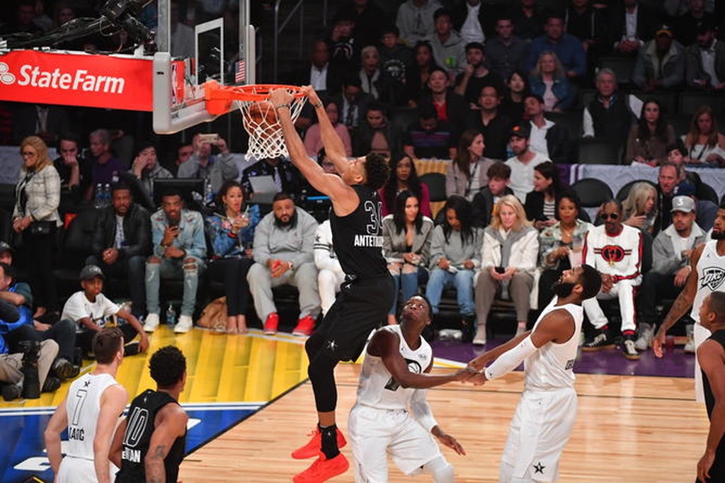 NBA All Star Game: Ο ΛεΜπρόν νίκησε Αντετοκούνμπο και πήρε το θρίλερ (photos+video)