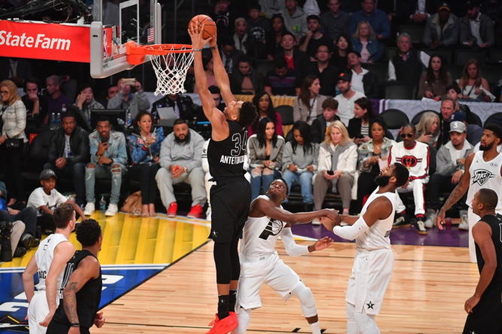 NBA All Star Game: Ο ΛεΜπρόν νίκησε Αντετοκούνμπο και πήρε το θρίλερ (photos+video)